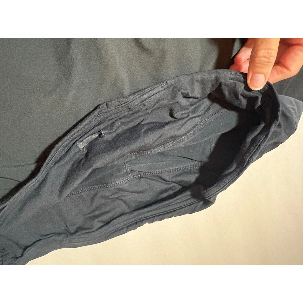 Lululemon Pace Rival Mid-Rise Pleated‎ Black Tennis Golf Athletic Skort